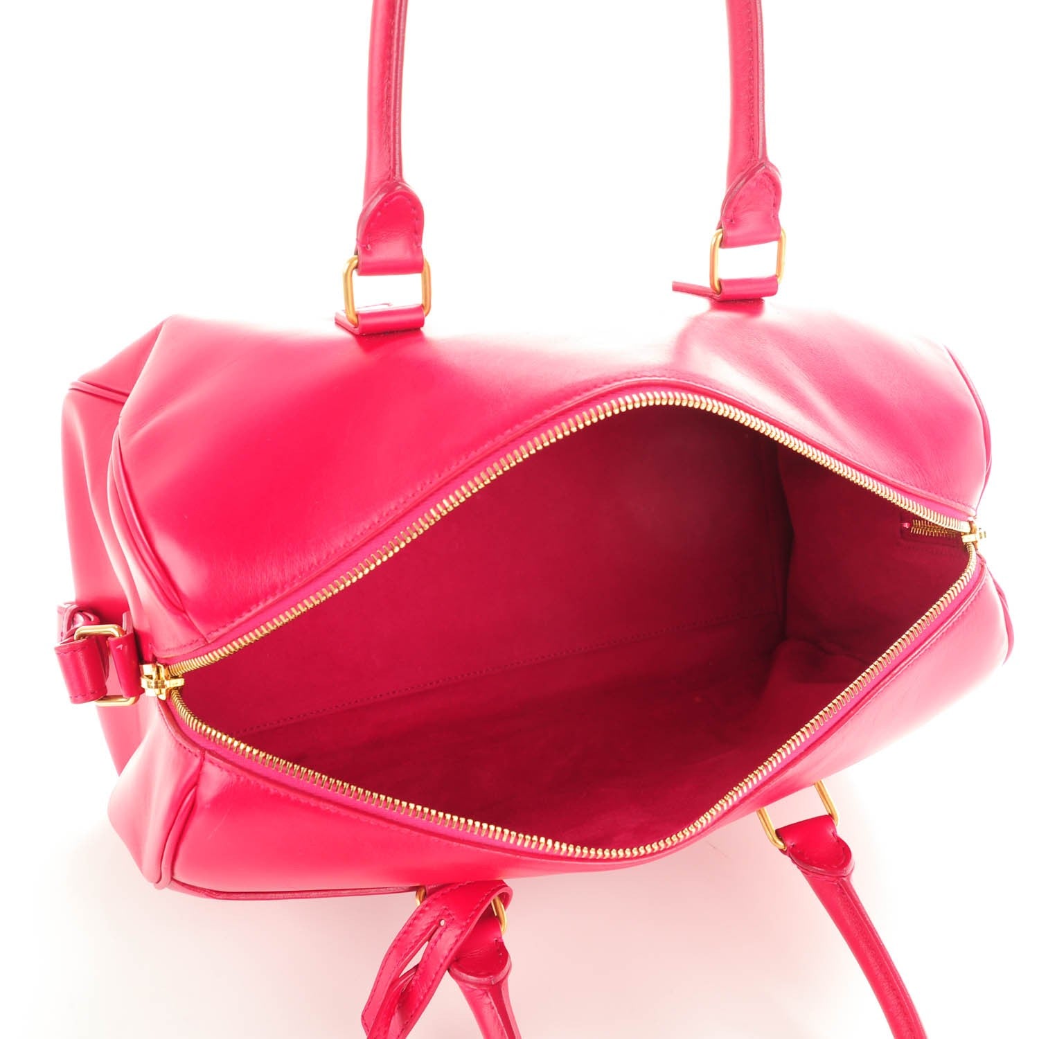 Saint Laurent Calfskin Classic Duffle 6 Fuchsia 5 of 8