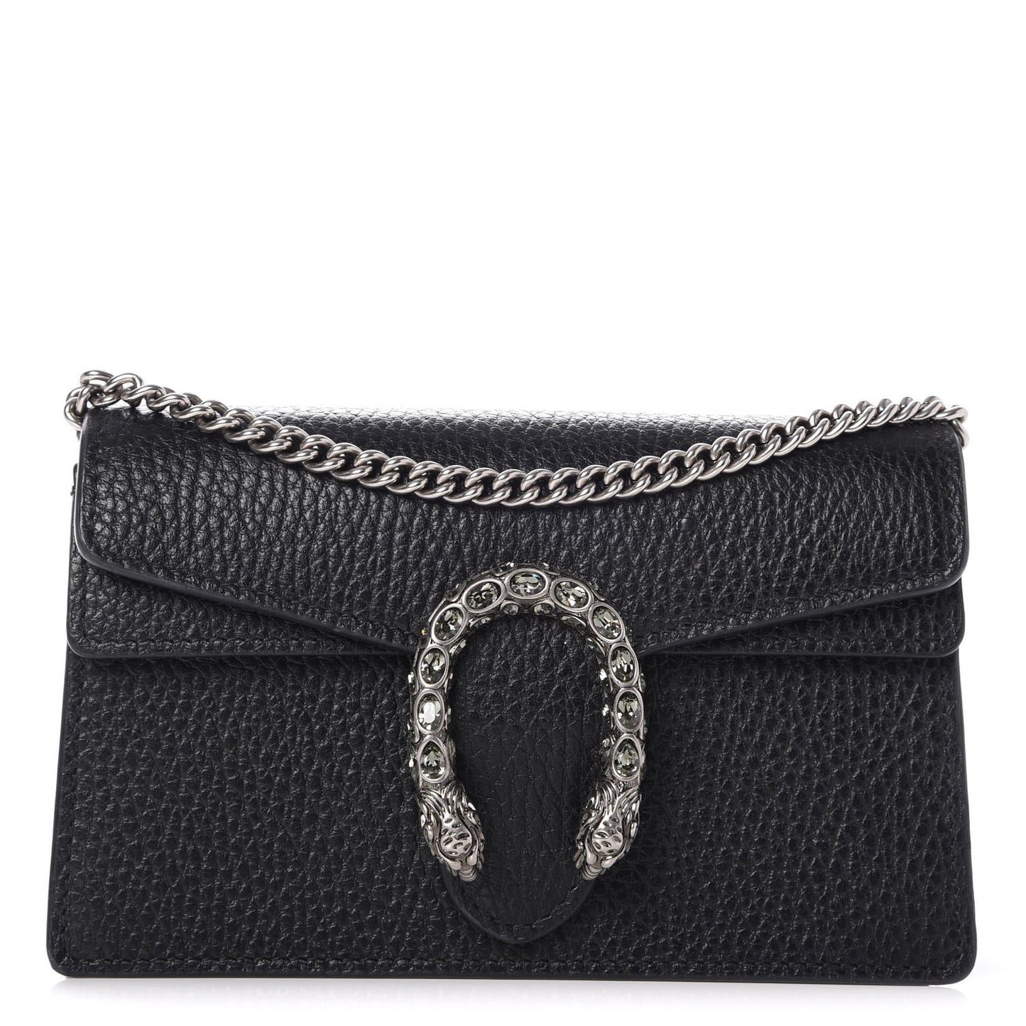 Calfskin Super Mini Dionysus Shoulder Bag Black