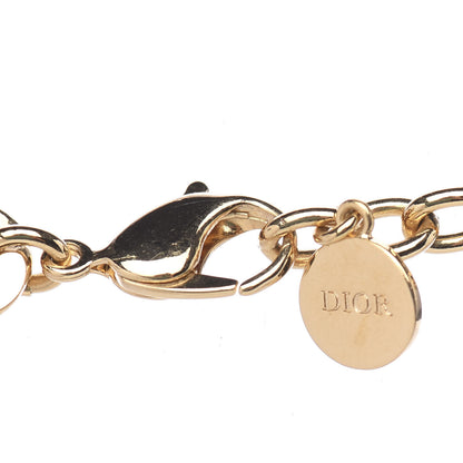 Christian Dior Metal Danseuse Etoile Chain Choker Necklace Gold 3 of 3