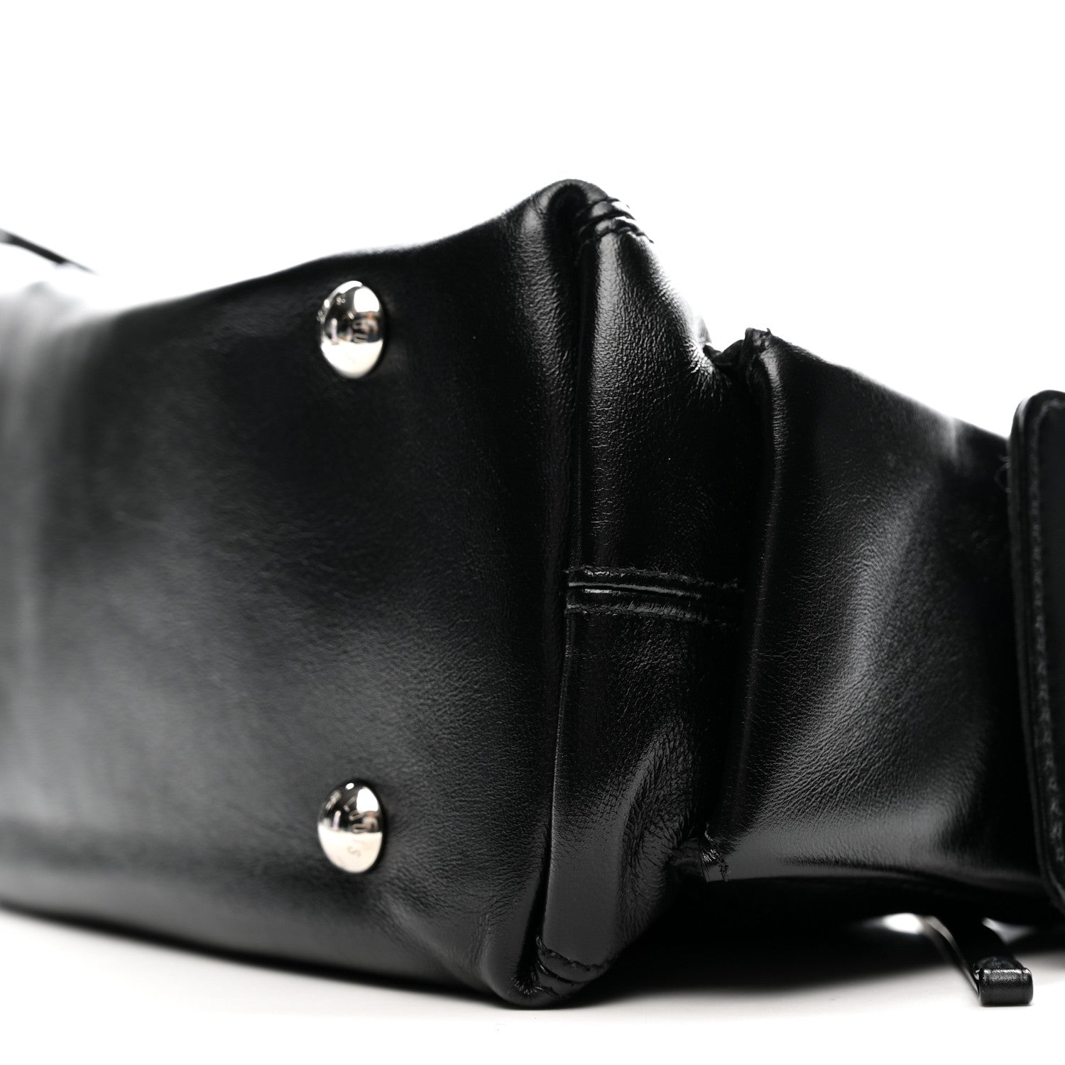 Louis Vuitton Lambskin CarryAll Cargo Vibe PM Black 9 of 9