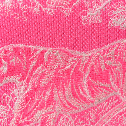 Christian Dior Canvas Embroidered Medium Toile De Jouy Reverse Book Tote Fluorescent Pink 11 of 17