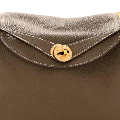 Hermes Taurillon Clemence Lindy 26 Etoupe 8 of 11