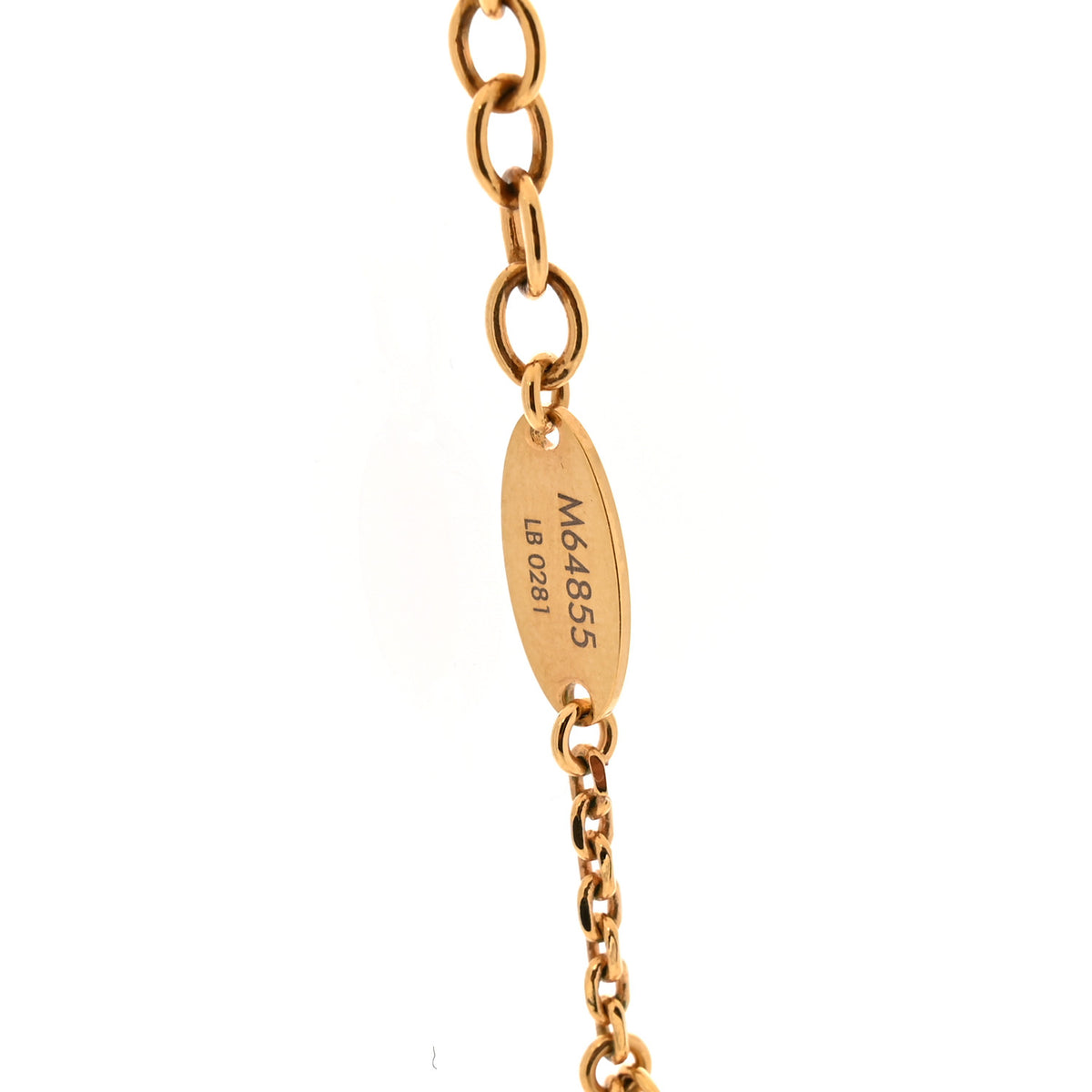 Louis Vuitton Metal Blooming Supple Necklace Gold 6 of 7