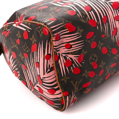 Louis Vuitton Monogram Jungle Dots Speedy 30 Sugar Pink Poppy 10 of 14