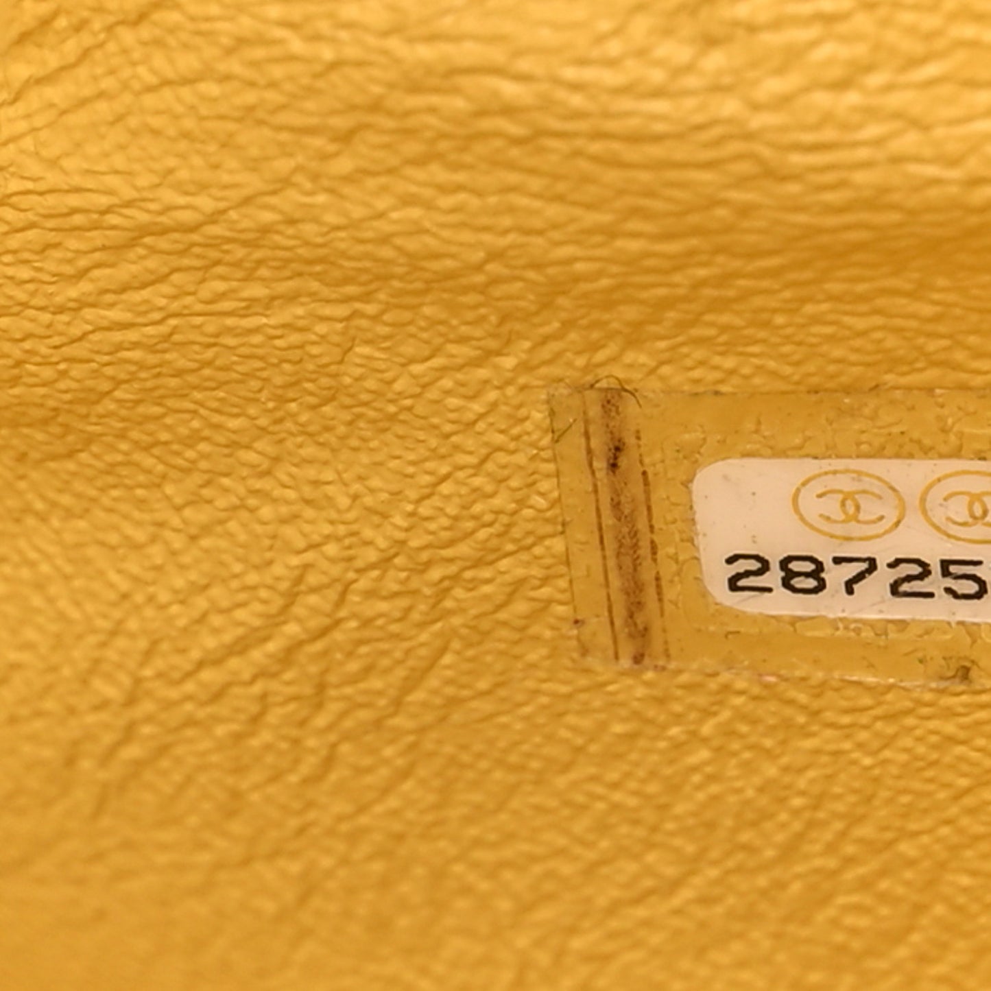 Caviar Quilted Filigree Waist Bag Yellow