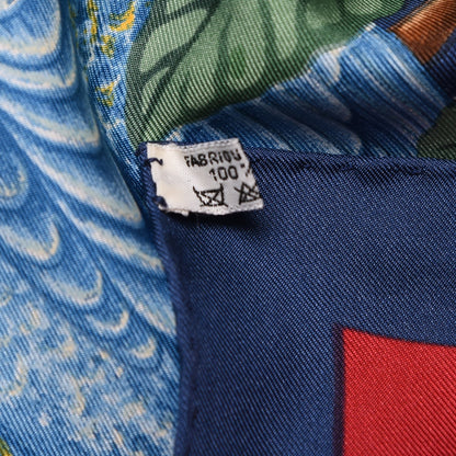 Hermes Silk Les Perroquets Scarf 90 6 of 8