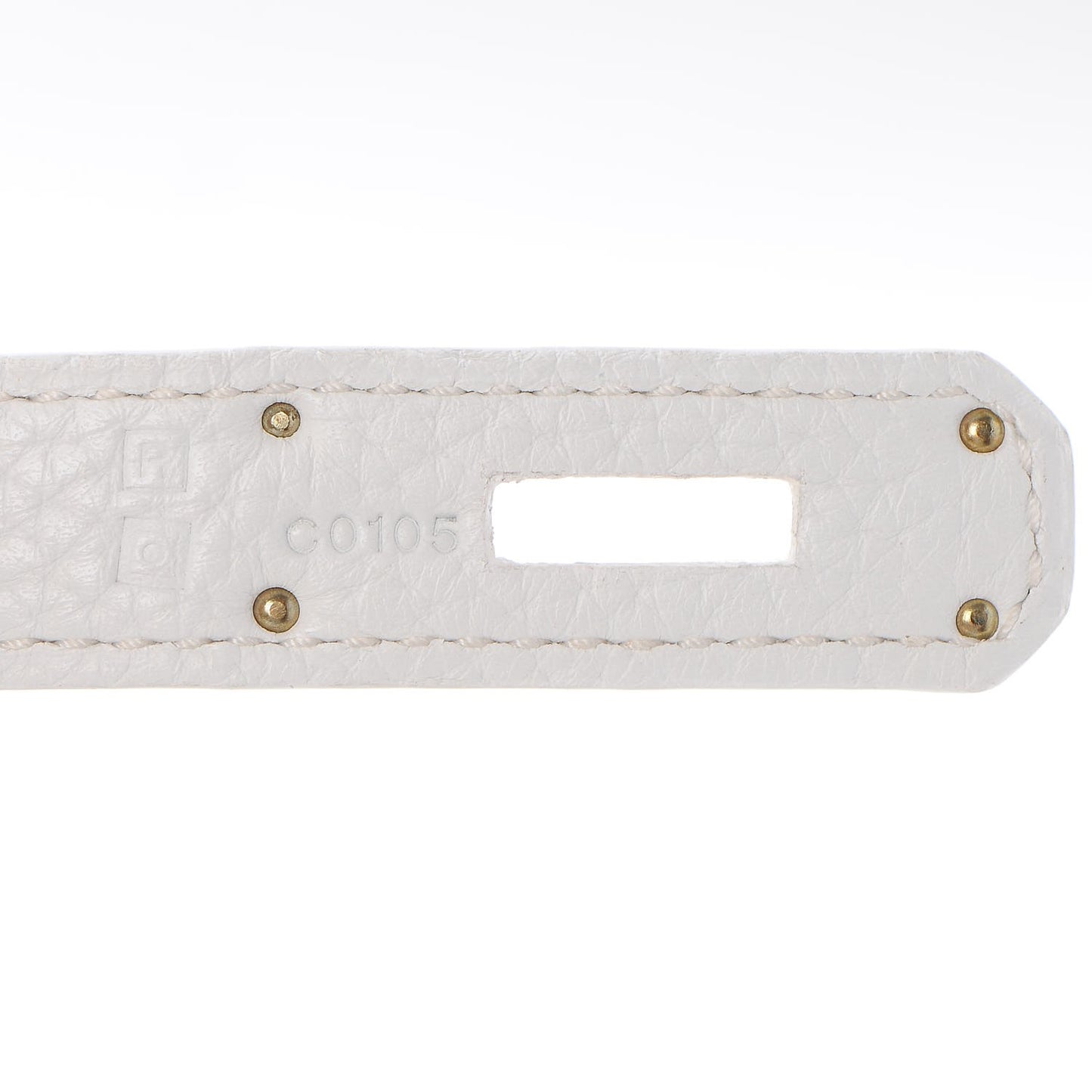 Taurillon Clemence Birkin 35 White