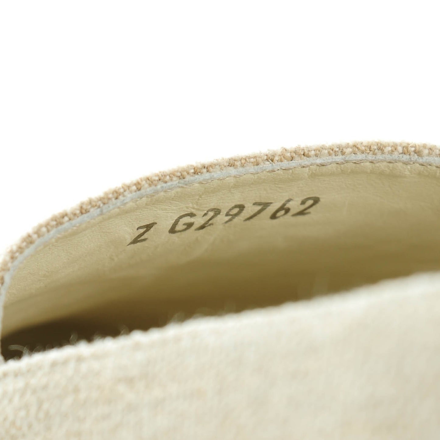 Toile Sequin CC Espadrilles 42 Beige Black