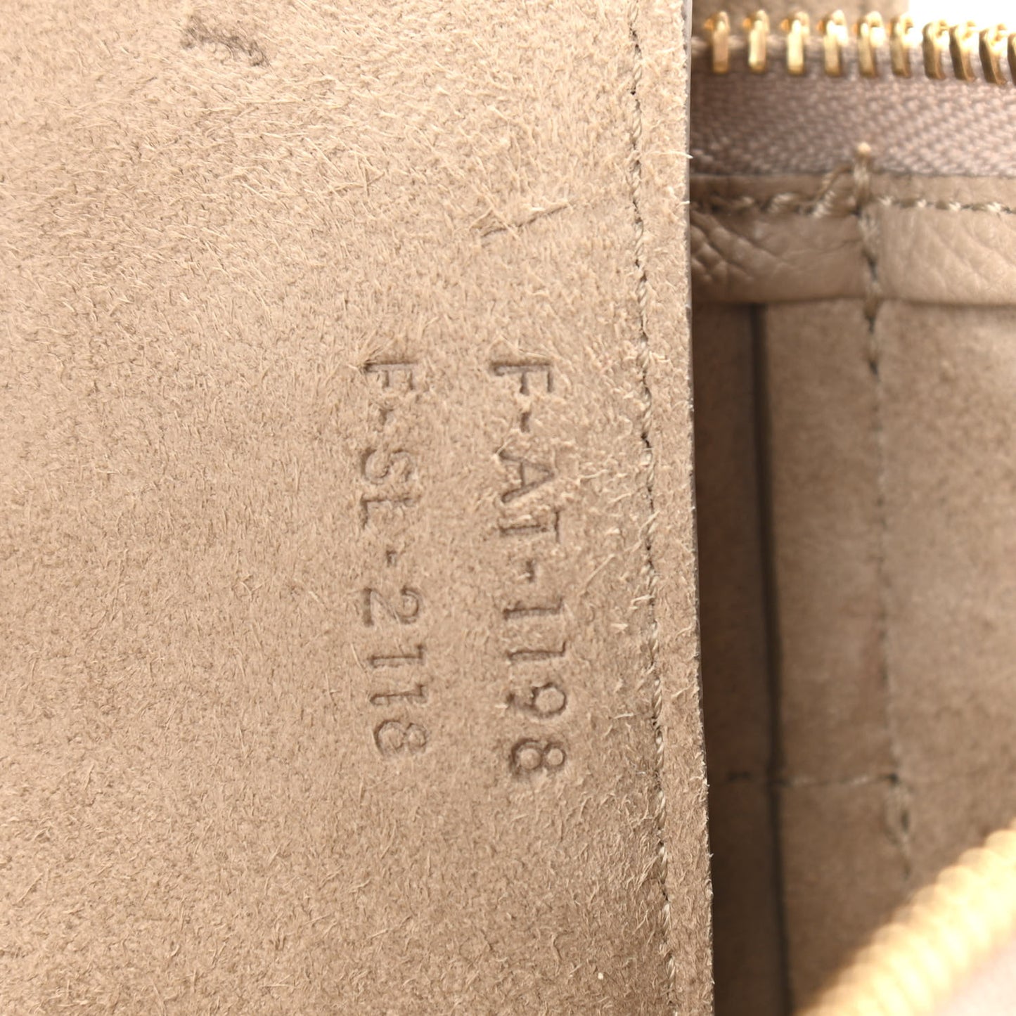 Grained Calfskin Micro Belt Bag Light Taupe