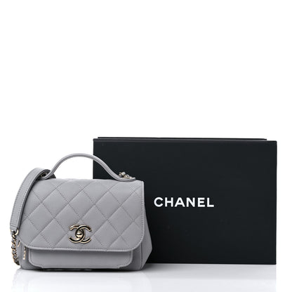 Chanel Caviar Quilted Small Business Affinity Flap Grey 9 of 9