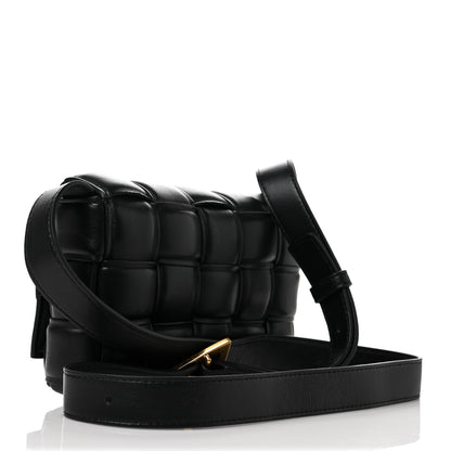 Bottega Veneta Nappa Maxi Intreccio Small Padded Cassette Crossbody Bag Black 2 of 7