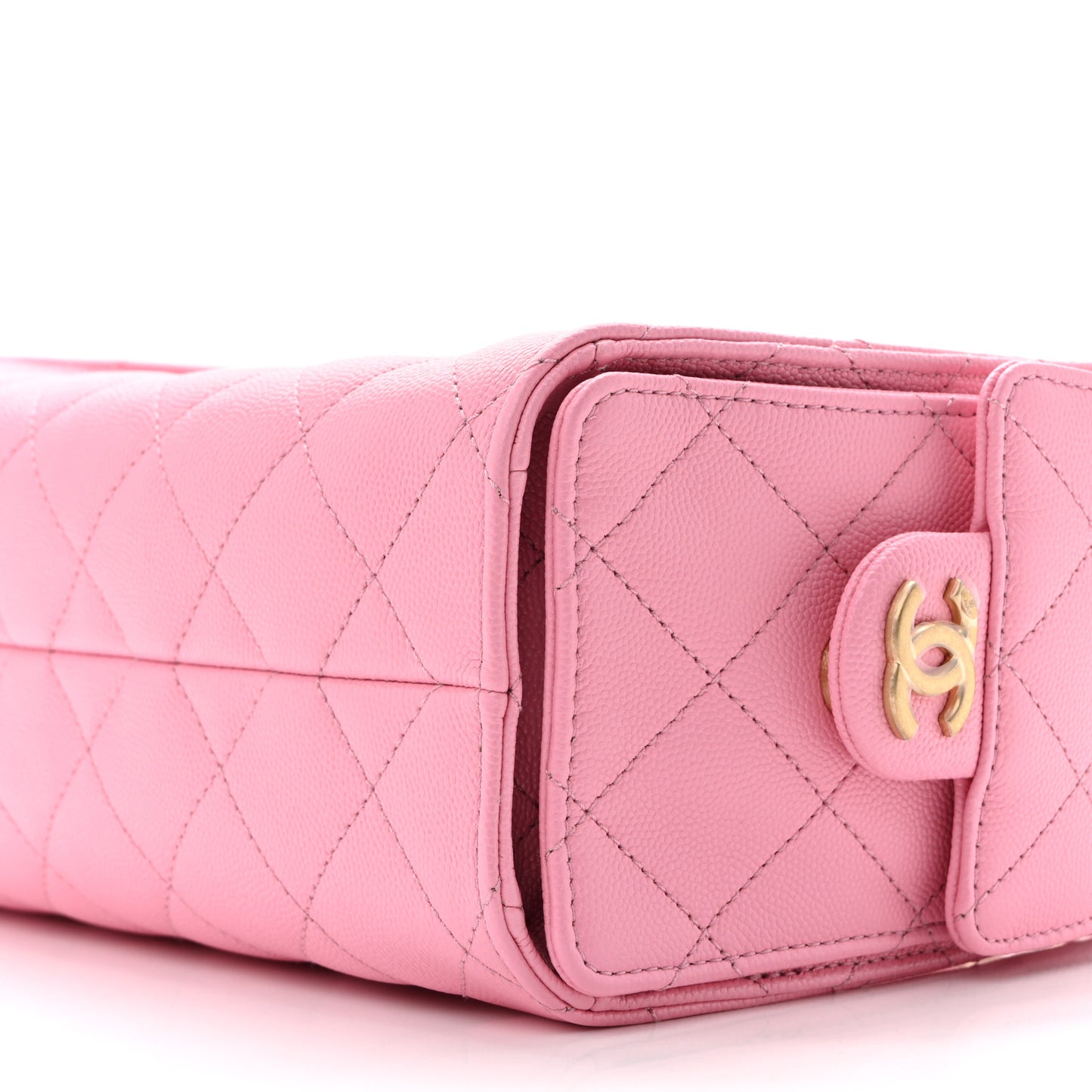 Caviar Quilted Mini Chanel 25 Handbag Pink