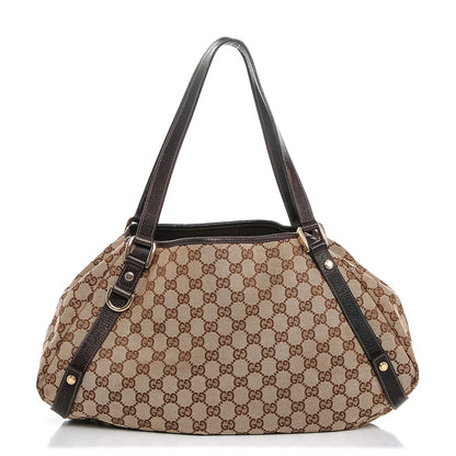 Gucci Monogram Medium Abbey Shoulder Bag Dark Brown 1 of 7