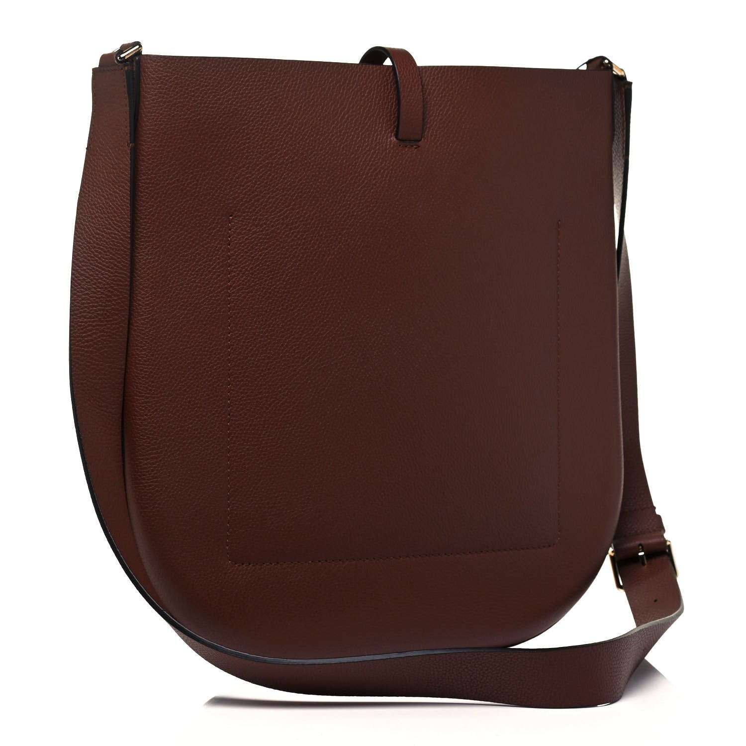 Burberry Grained Calfskin Medium TB Besace Bag Tan 2 of 8