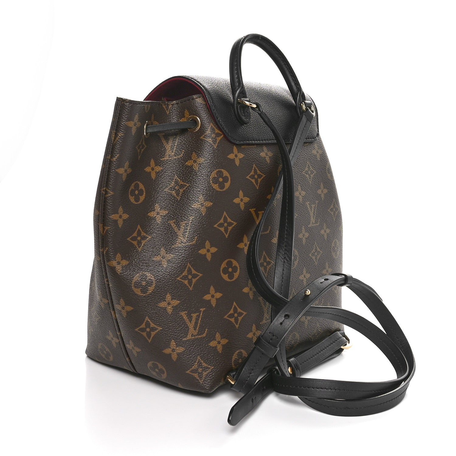 Louis Vuitton Monogram Montsouris PM Black 3 of 9