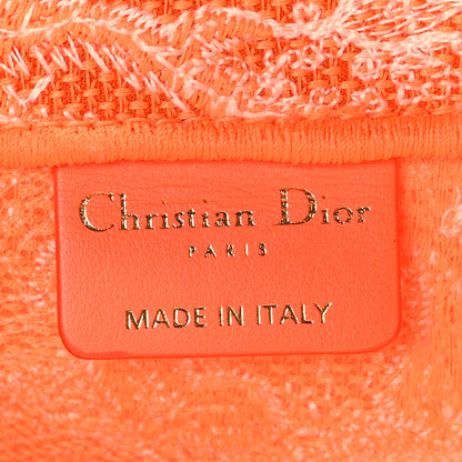 Christian Dior Canvas Embroidered Medium Dioriviera Toile De Jouy Book Tote Orange 6 of 10