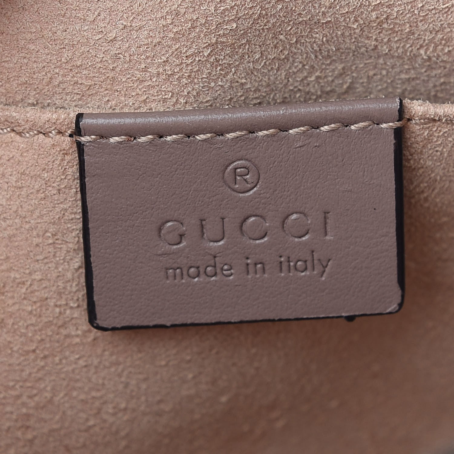 Gucci Calfskin Matelasse Small GG Marmont Chain Shoulder Bag Porcelain Rose 8 of 9
