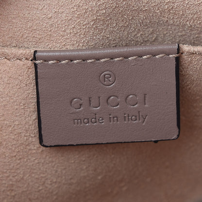 Gucci Calfskin Matelasse Small GG Marmont Chain Shoulder Bag Porcelain Rose 8 of 9