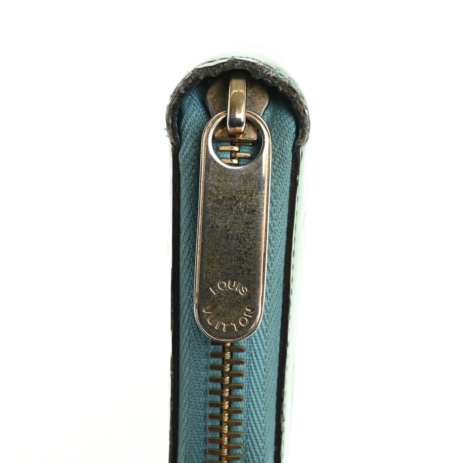 Louis Vuitton Vernis Zippy Wallet Bleu Lagon 12 of 18