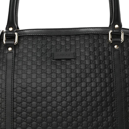 Gucci Soft Microguccissima Dome Satchel Black 8 of 10