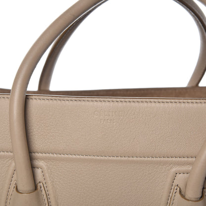 Celine Supple Calfskin Medium Phantom Luggage Beige 6 of 17