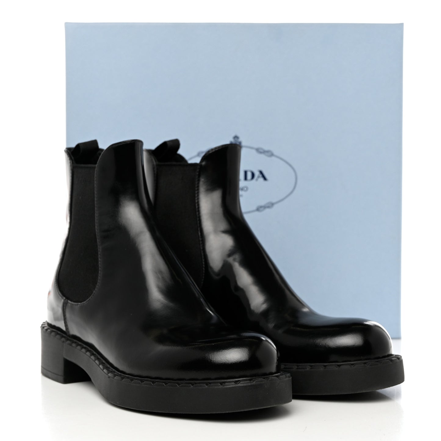 Spazzolato Chelsea 50mm Ankle Boots 37.5 Black