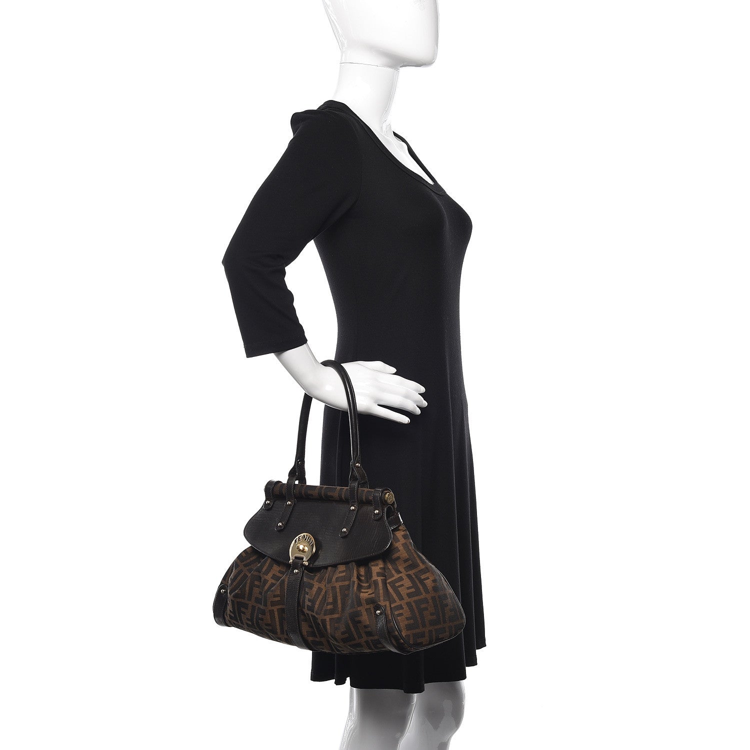 Fendi Zucca Medium Magic Bag Tobacco 2 of 10