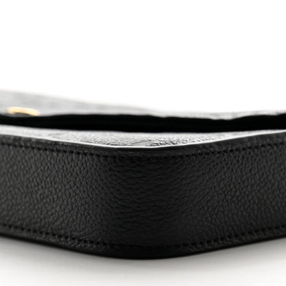 Louis Vuitton Empreinte Pochette Felicie Chain Wallet Black 9 of 12