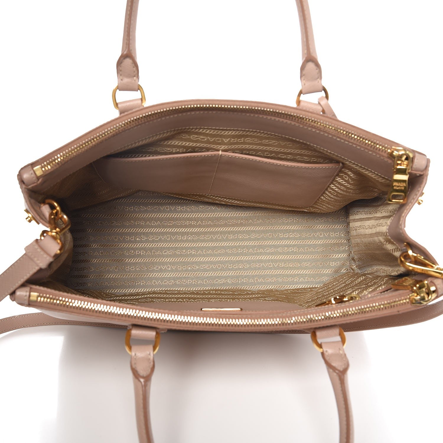 Prada Saffiano Medium Galleria Double Zip Tote Cammeo 6 of 17