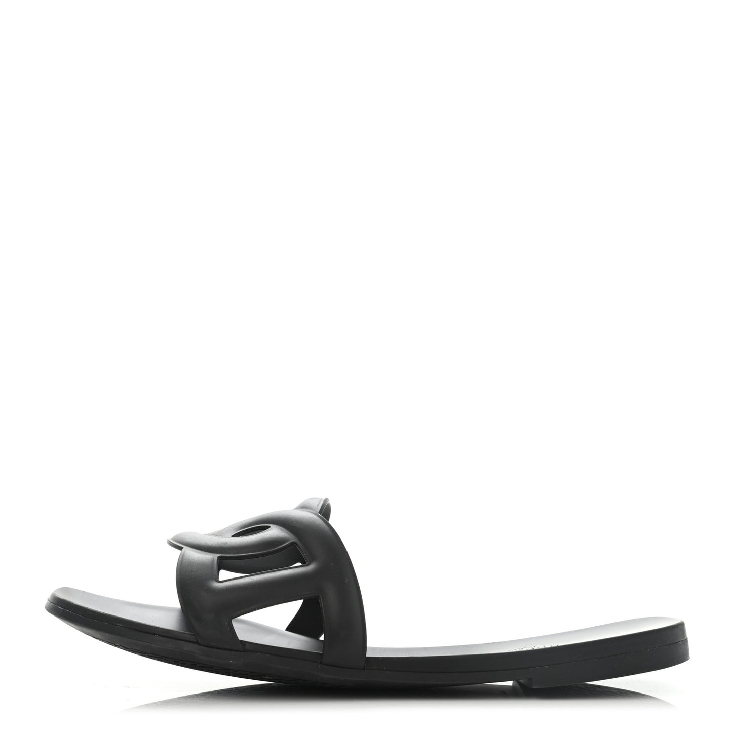 Rubber Aloha Sandals 41 Black