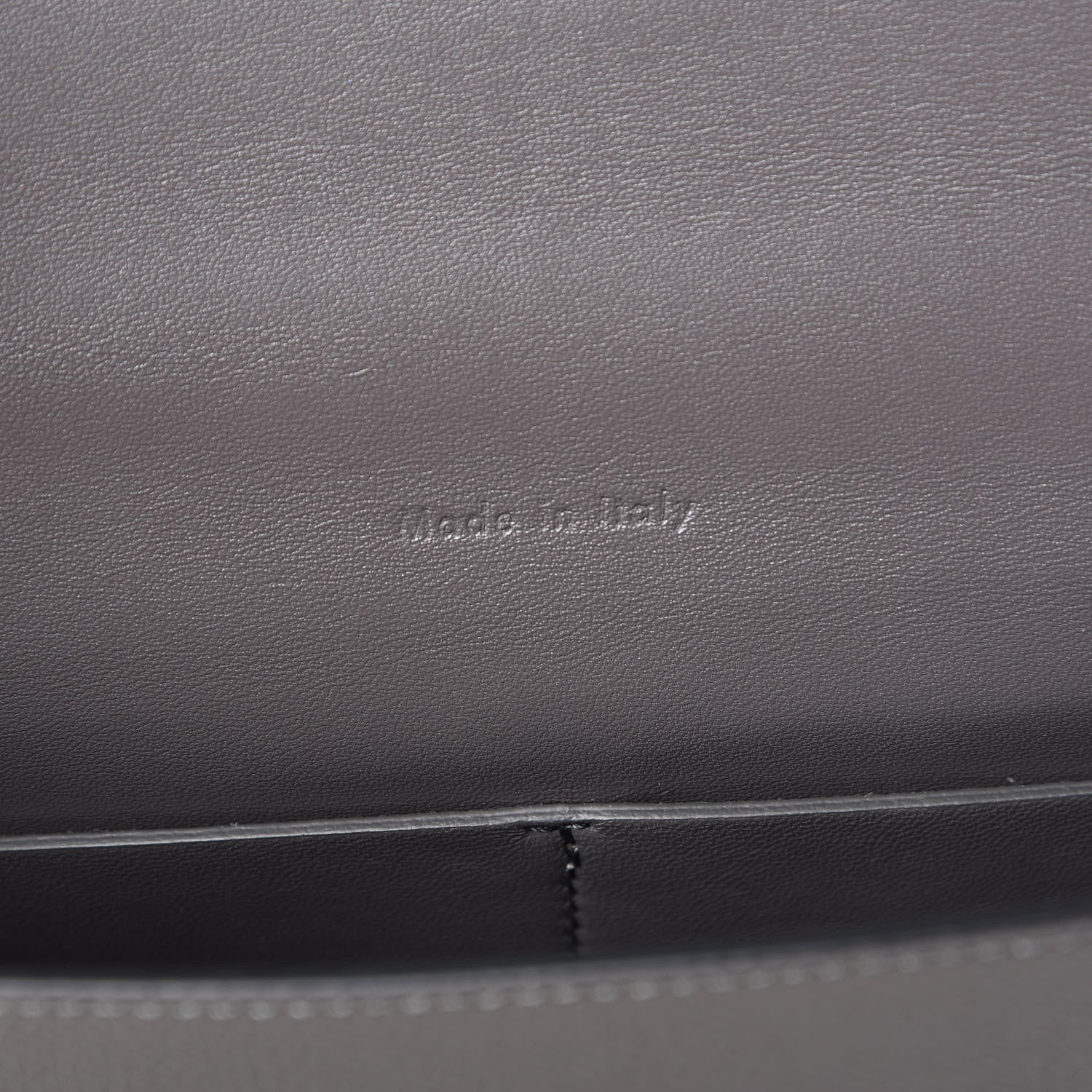 Celine Grained Calfskin Compact Trotteur Stone 6 of 10