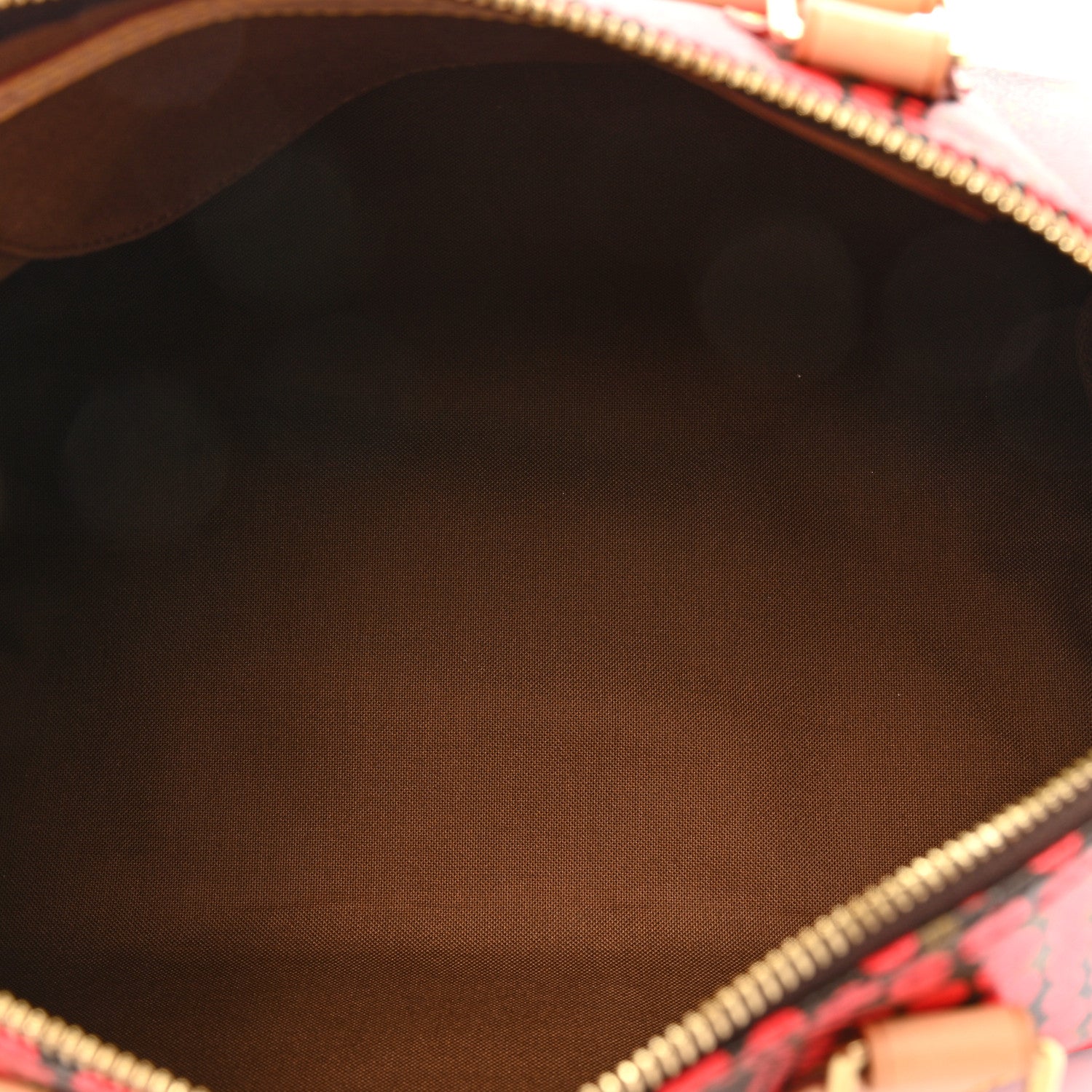 Louis Vuitton Monogram Kusama Town Speedy 30 Red 5 of 16