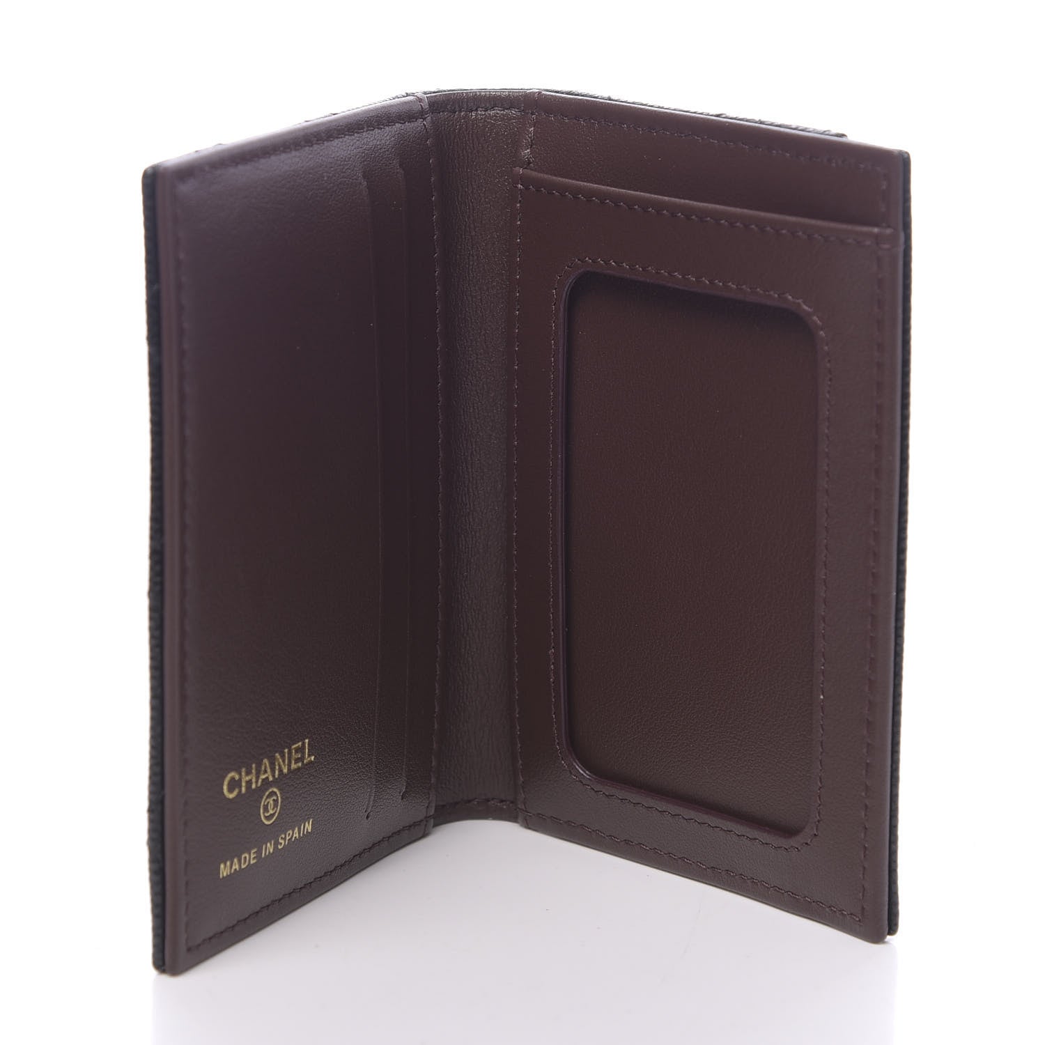 Chanel Caviar Quilted Card Holder Wallet Black 5 of 8