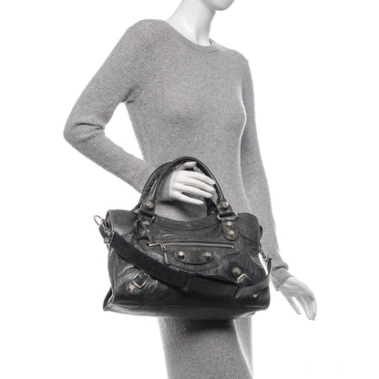 Balenciaga Agneau Giant 21 Silver Hardware City Anthracite 2 of 7