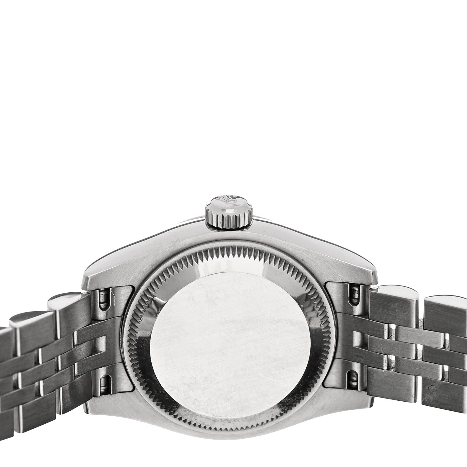 Rolex Stainless Steel 18K White Gold 26mm Oyster Perpetual Datejust Watch Pink Roman 179174 4 of 4