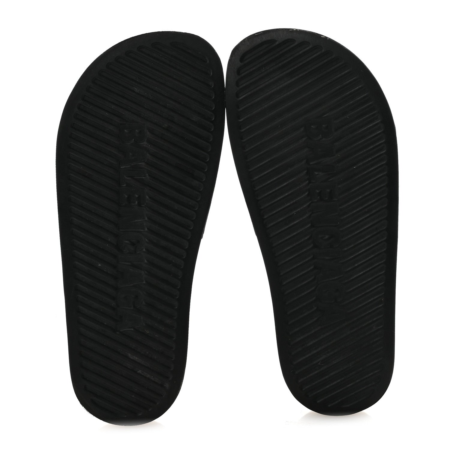 Balenciaga Rubber Logo Pool Slide Sandals 37 Black 12 of 16