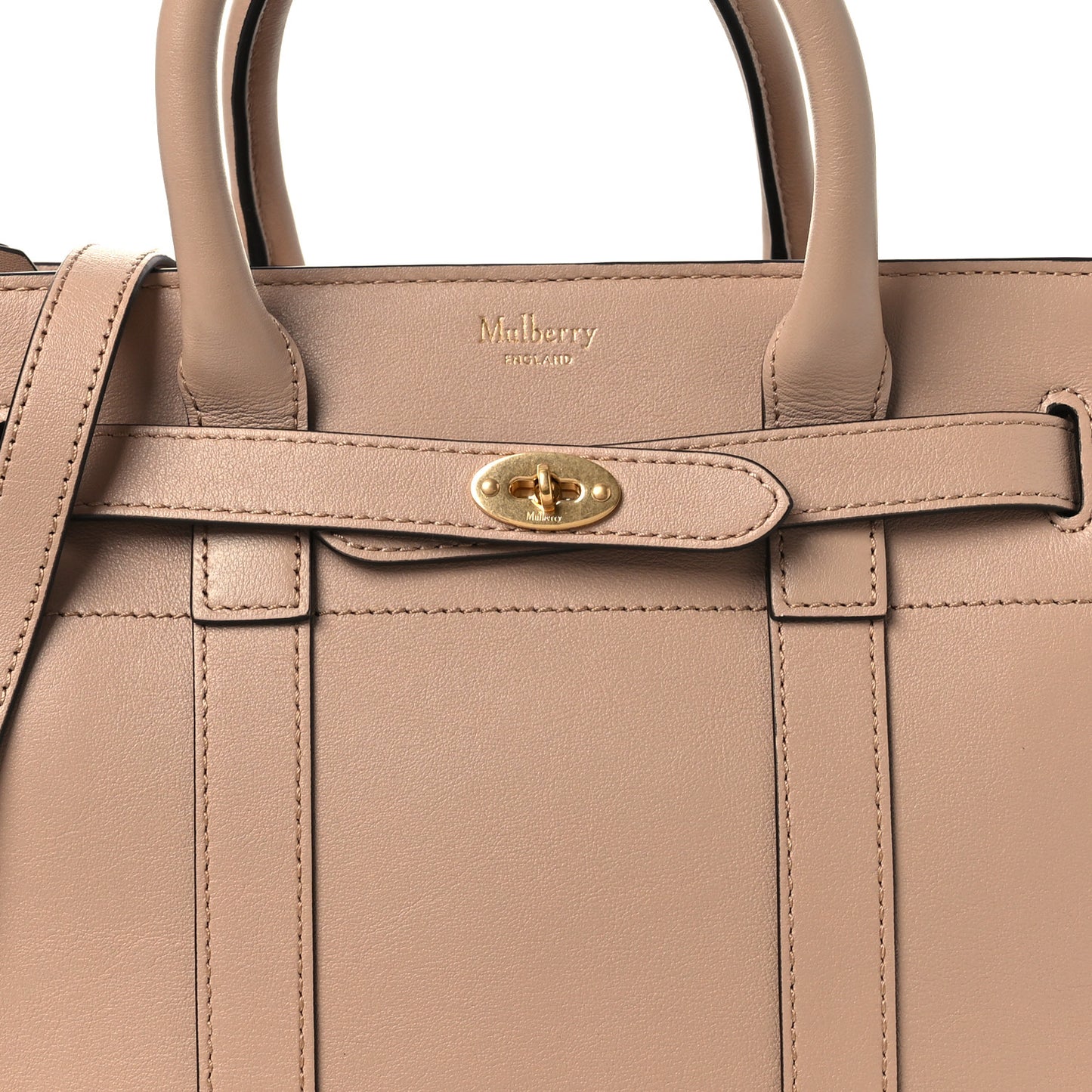 Silky Calfskin Mini Zipped Bayswater Rosewater