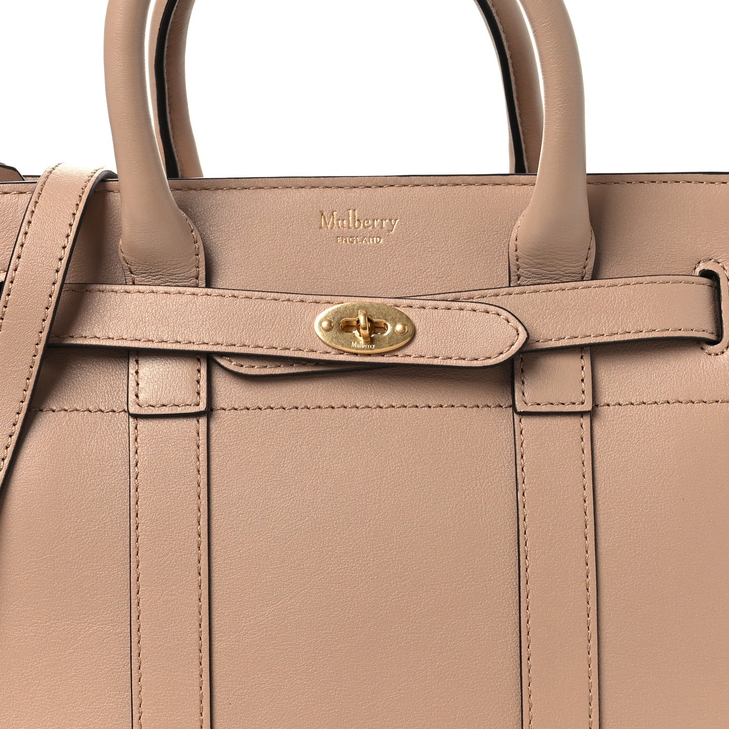 Mulberry Silky Calfskin Mini Zipped Bayswater Rosewater 9 of 11