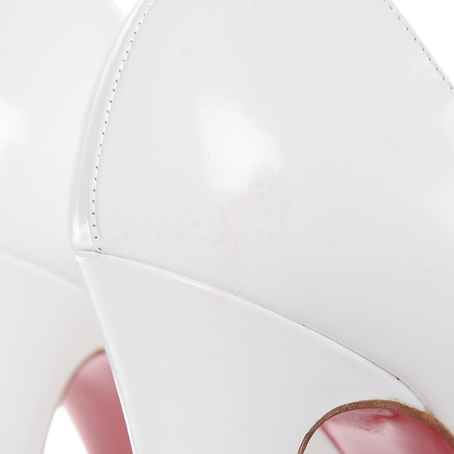 Jazz Calf Lady Peep 150 Pumps 39.5 White