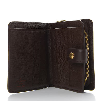 Louis Vuitton Damier Ebene Zippe Zipped Compact Wallet 5 of 7