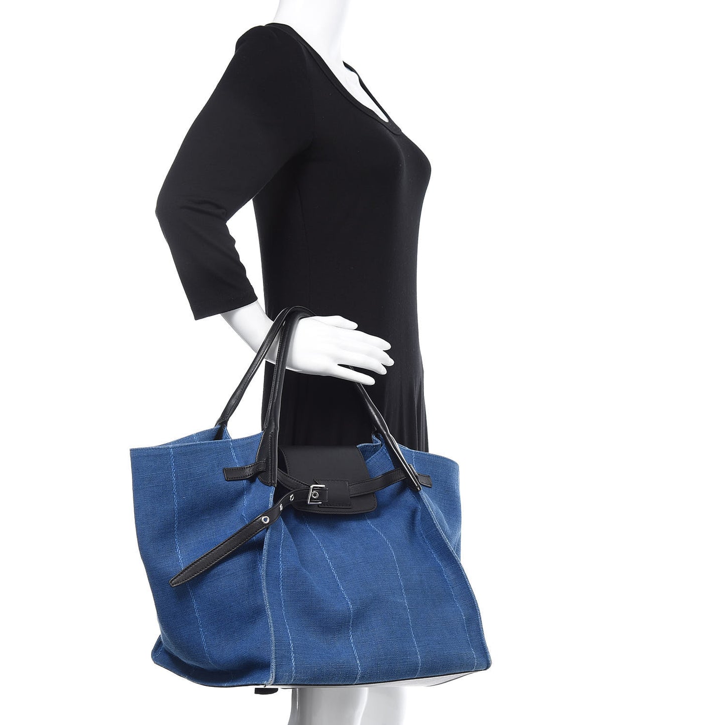 Denim Medium Big Bag Navy Blue