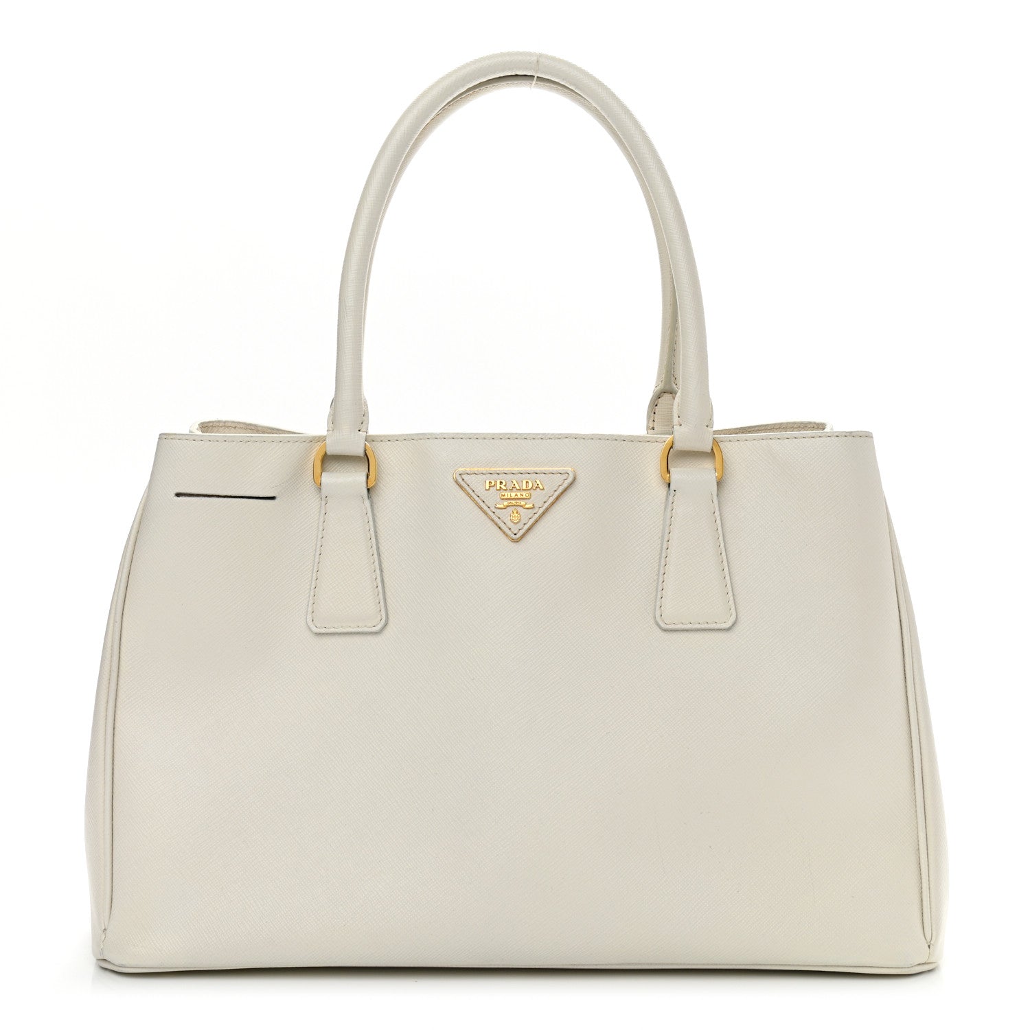 Prada Saffiano Medium Galleria Double Zip Tote Talco 1 of 11