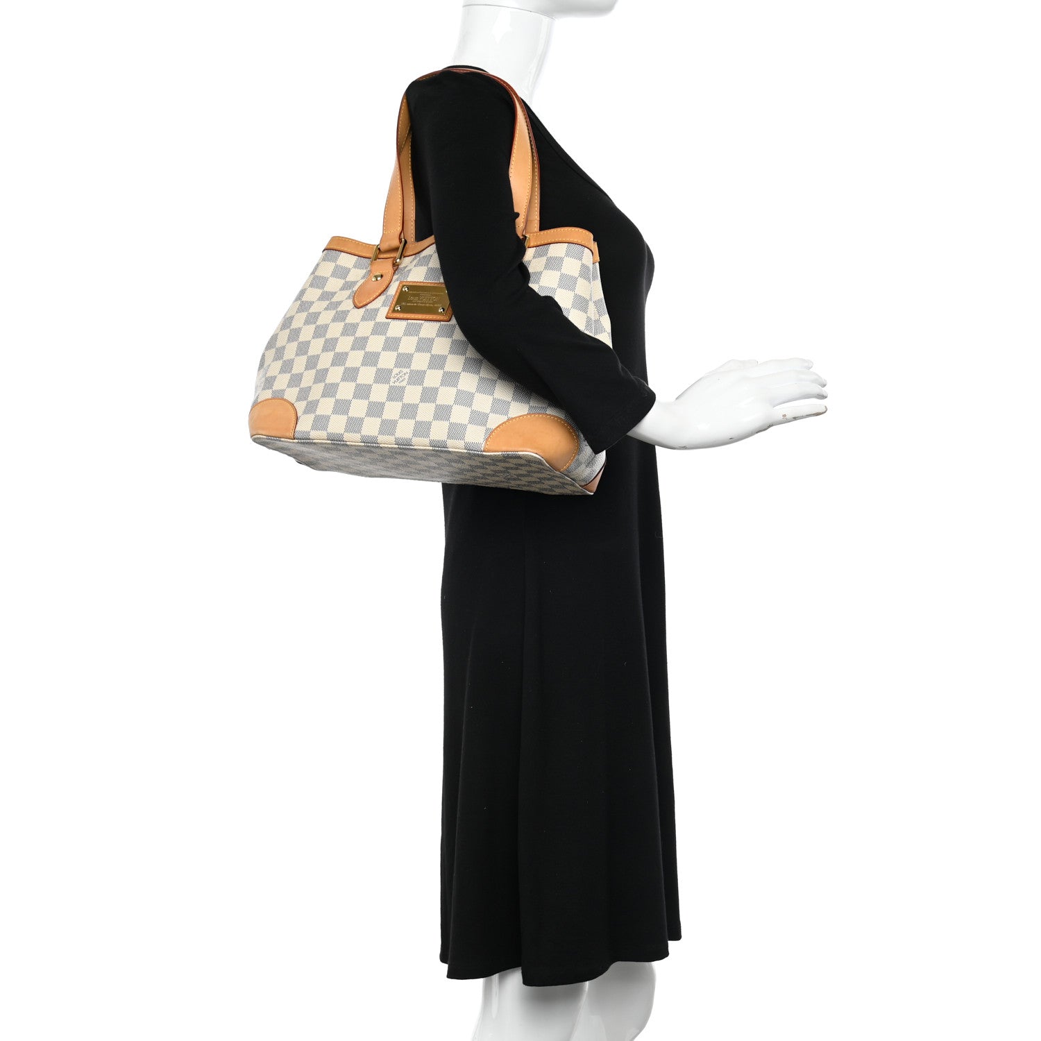 Louis Vuitton Damier Azur Hampstead PM 2 of 9