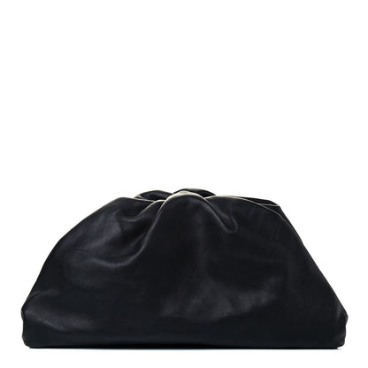 Bottega Veneta Smooth Butter Calf The Pouch Oversized Clutch Black 1 of 4
