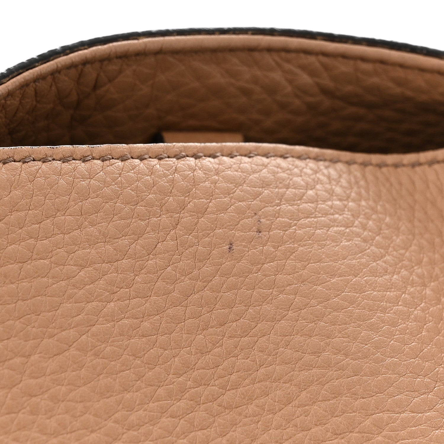 Gucci Pebbled Calfskin Medium Soho Chain Shoulder Bag Rose Beige 15 of 16