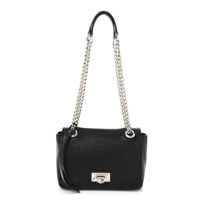 Jimmy Choo Soft Vintage Goatskin Helia Top Handle Bag Black 1 of 9