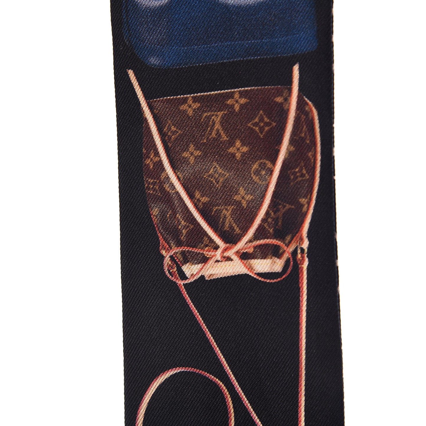 Silk Monogram Tribute To Noe BB Bandeau Black
