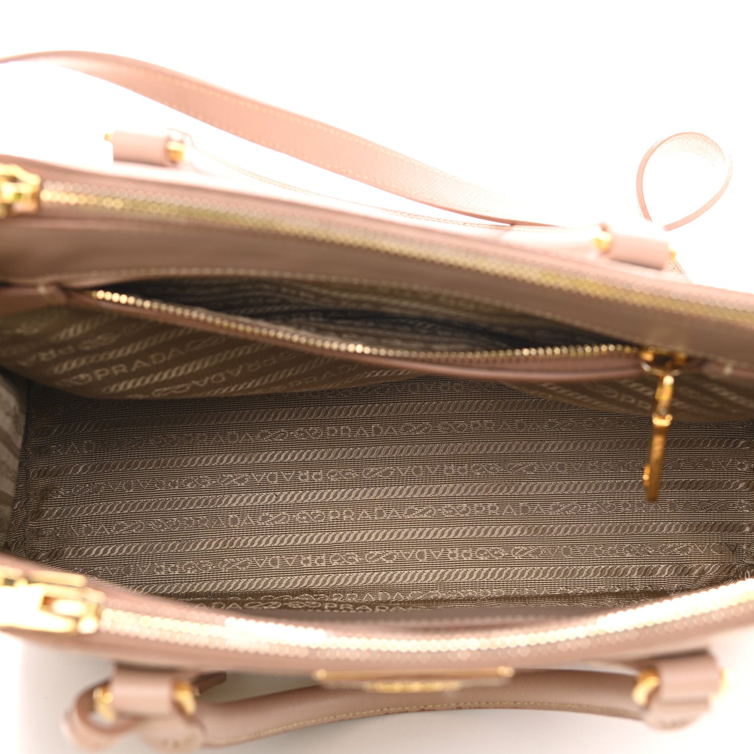 Prada Saffiano Medium Galleria Double Zip Tote Cammeo 6 of 9