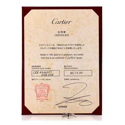 Cartier 18K White Gold Small Juste Un Clou Ring 51 5.75 6 of 6