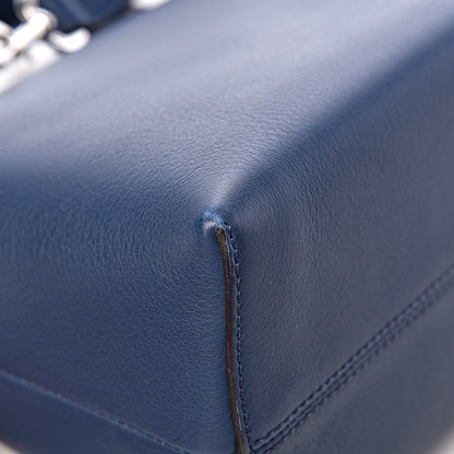 Fendi Vitello Dolce Chain Tail Medium By The Way Boston Bag Blue 11 of 14